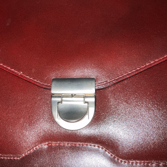 Elegant Brown Leather Men/Women Bag/ Briefcase for small tablet - Picture 4 of 8